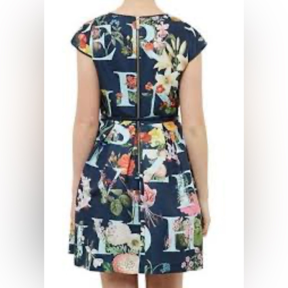 Ted Baker London Alphabet Ditsy Skater Dress - Picture 5 of 16